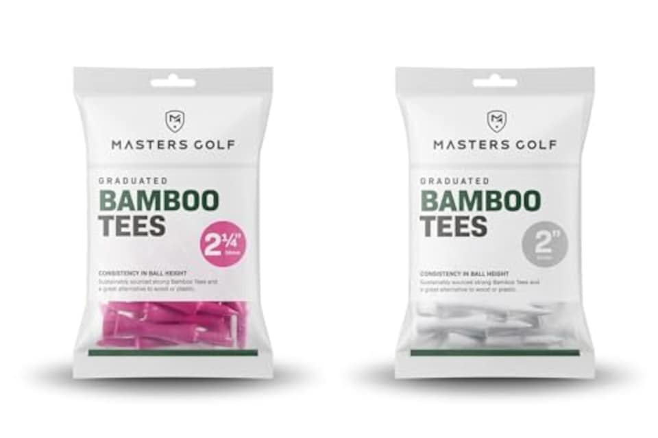 image 1 of Masters Graduated Bamboo Tees (Pink 2 1/4")