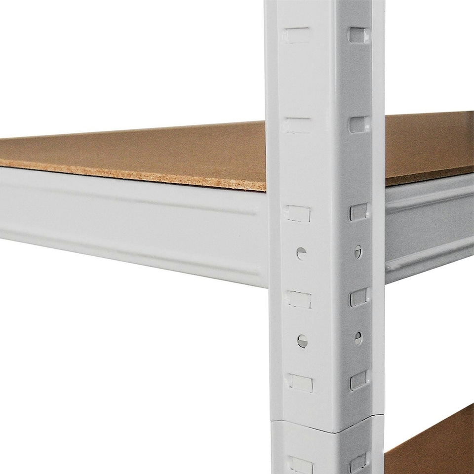 image 1 of White Racking Units 90 x 40 x 180 White
