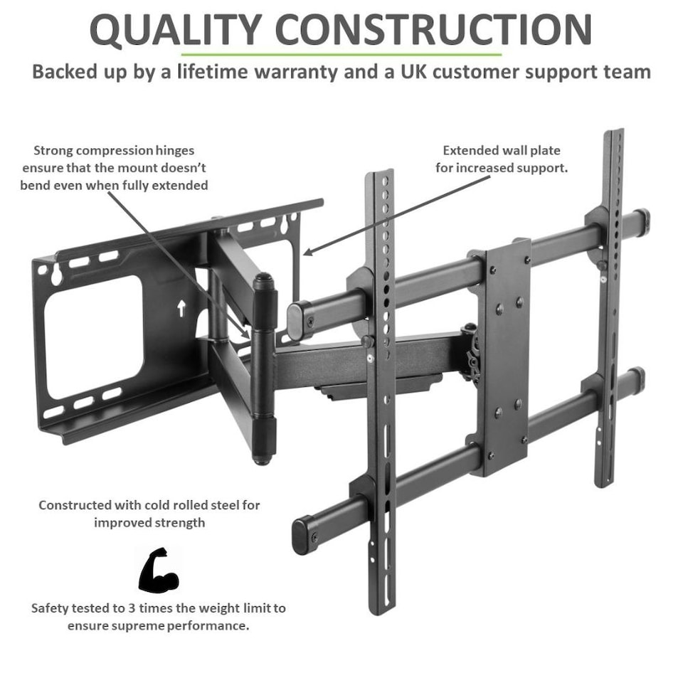 image 1 of Tech ART TA-GO77 37-80" TV Bracket