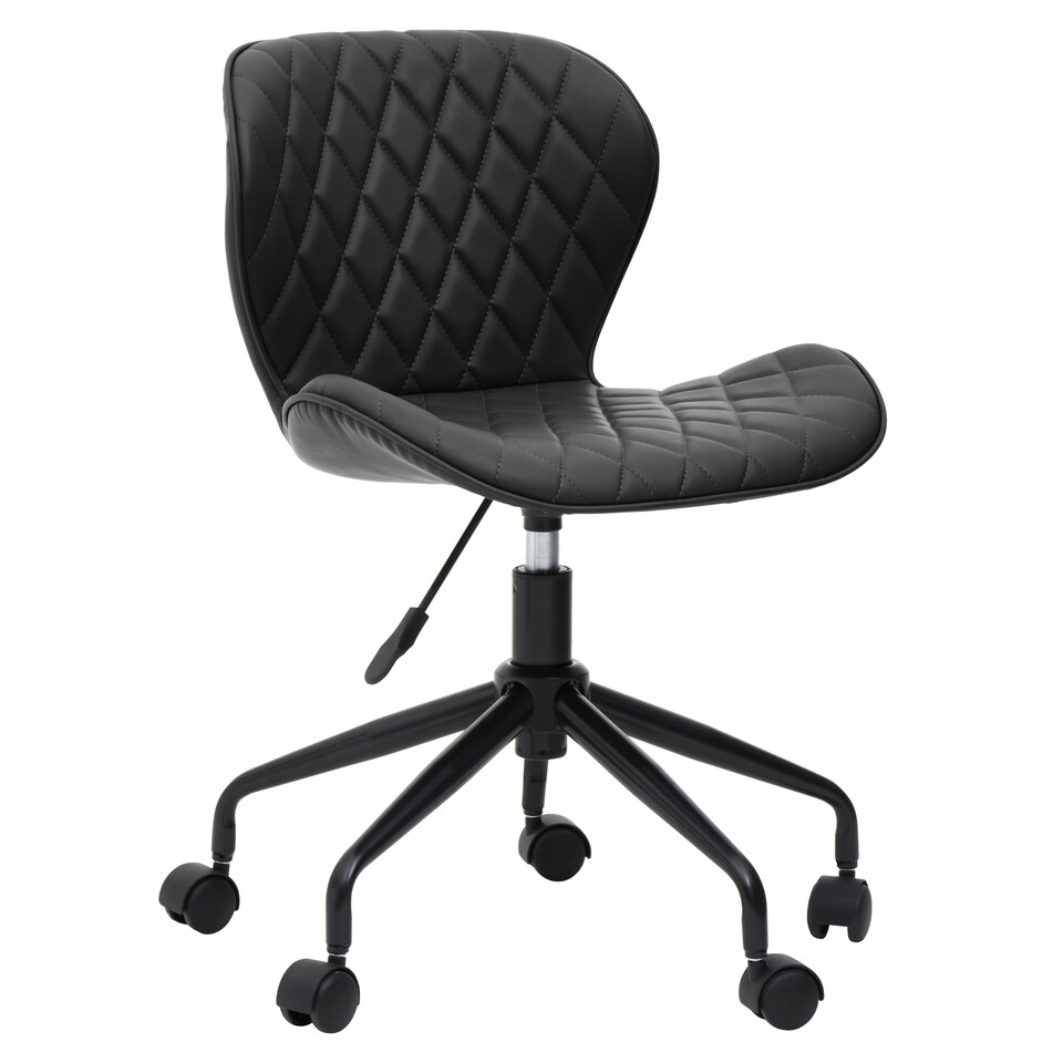 image 1 of Interiors by Premier Brent Black Armless Home Office Chair