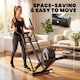 image 8 of SPORTNOW Quiet Magnetic Elliptical Cross Trainer with Bluetooth