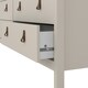 image 10 of Barcelona Double Dresser 4+4 Drawers in Cashmere Cream
