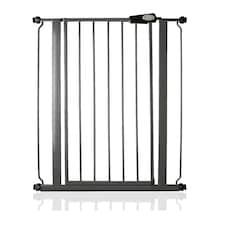 Safetots Extra Tall Narrow Metal Safety Gate Pressure Fit, 68.5cm - 75cm, Slate Grey, 104cm in Height, Extra Tall Baby Gate | Grey | 1