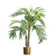 image 1 of Artificial Palm Tree 120cm Luxury Gold Planter | Green | 4ft