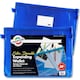 image 5 of A4+ Extra Durable Printer Blue Mesh Wallet by Premto