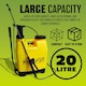 image 6 of 20l Knapsack Pressure Sprayer Water Spray Bottle Backpack Garden Cleaning Weed Remover