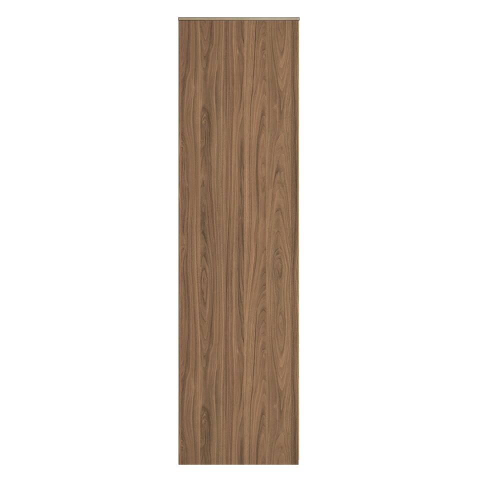image 1 of Taiwan Tall 2 Drawer Double Wardrobe in Carini Walnut (Ready Assembled) | Brown | Carini Walnut