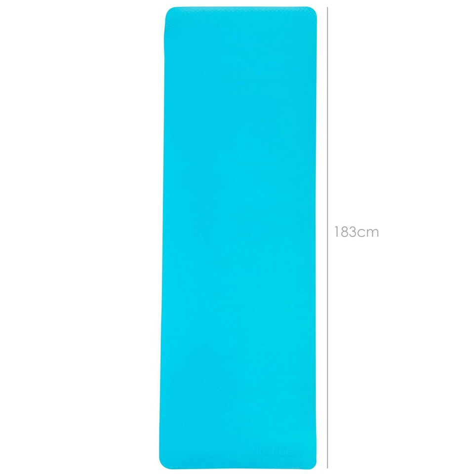 image 1 of just be... TPE - 5mm - Yoga Mat - Blue/Black