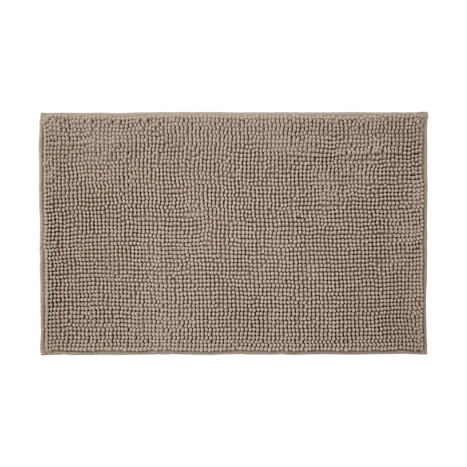 image 1 of Chenille Bobble Bath Mat Non-Slip 50 x 80cm - Sage Green