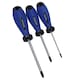 image 5 of 7pc Screwdriver Set Slotted Flat And Pozi Headed With Soft Grip Handles