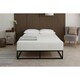 image 3 of Orthopedic Firm Support Mattress - High-Density Supportive Foam for Spinal Alignment White | Small Single