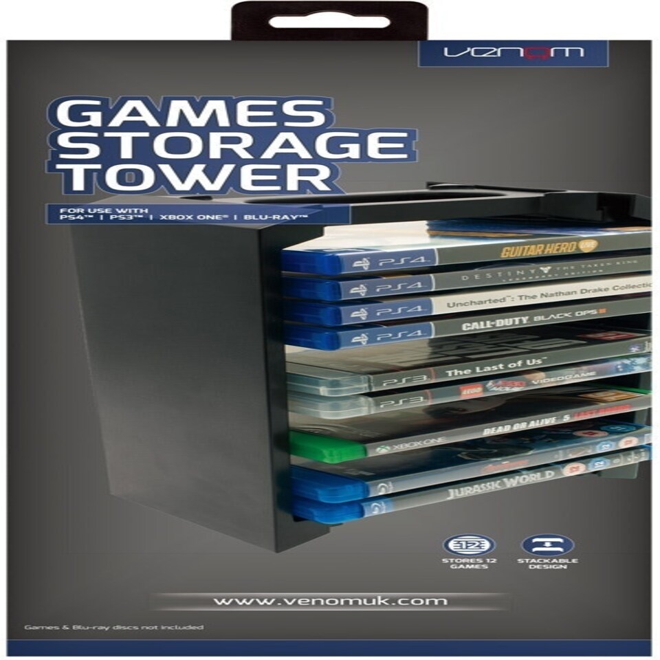 image 1 of Venom Games & Blu-ray Storage Tower