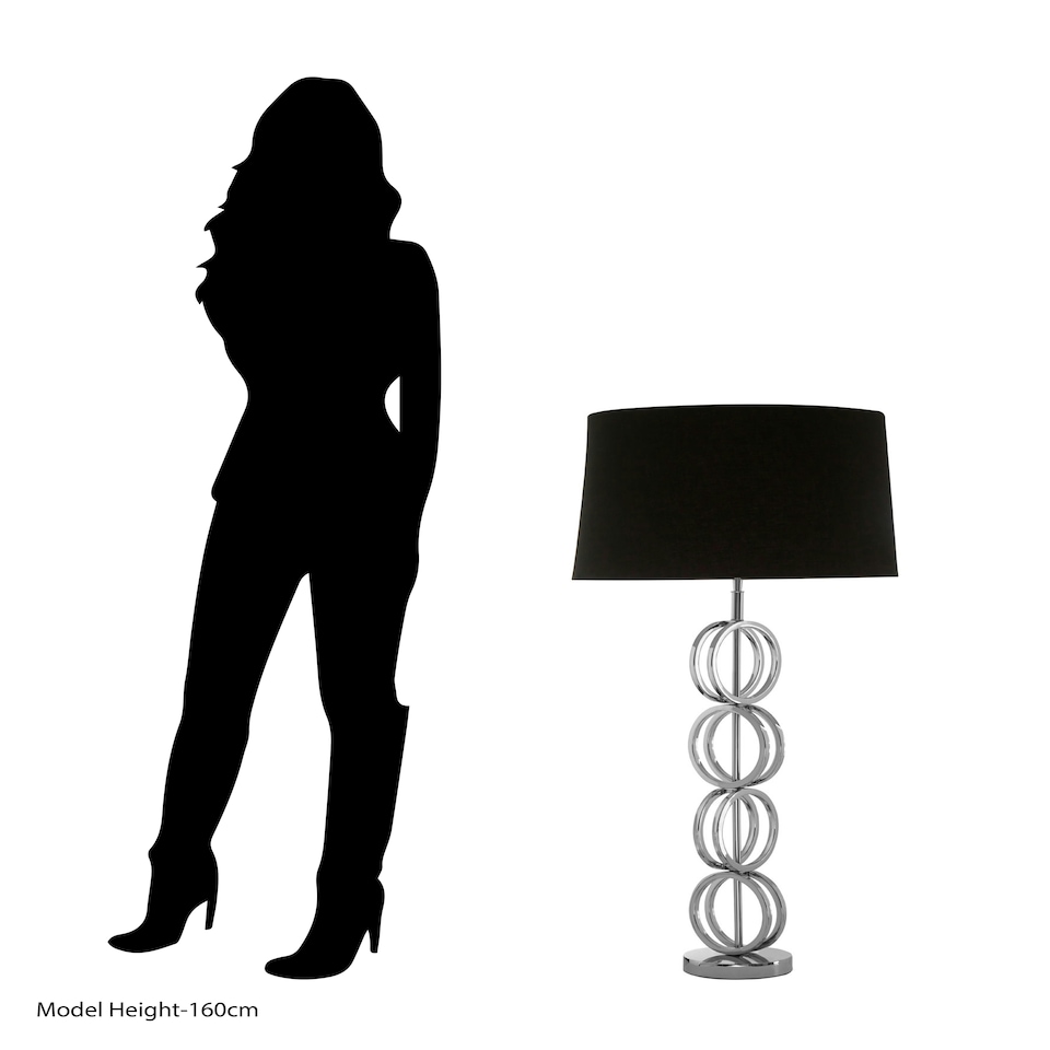 image 1 of Interiors by Premier Wall Lamp with Asymmetric Ring Base Silver