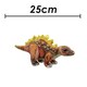 image 6 of Stegosaurus Dinosaur Soft Toy Dinosaur Skeleton Body Plush Cuddly 25cm Brown