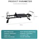 image 5 of Gr8 Home Pilates Reformer Stretch Machine Folding Home Gym Equipment Body Sculpting Board