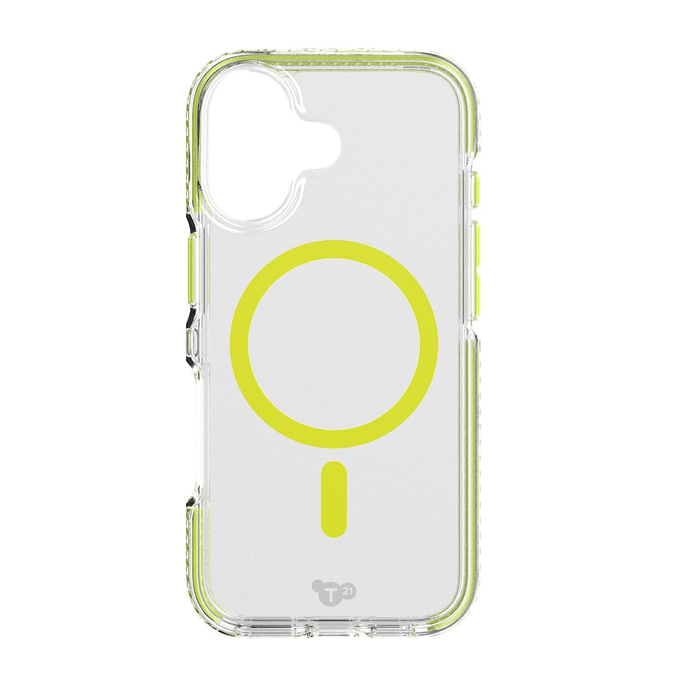 image 1 of Tech21 EvoCrystal MagCs Apple iPhone 17 GlowGreen