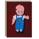 image 1 of John Margolies Art Card Retro Kewpie Boy Deer Acres Fun Park Photo