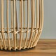 image 1 of ValueLights Contemporary Large Natural Rattan Cylinder Table Lamp Base