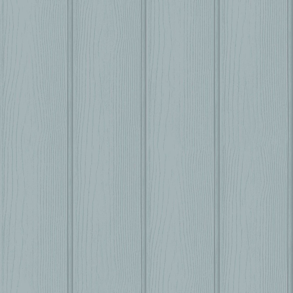 image 1 of Holden Decor Tongue & Groove Textured Wallpaper | Blue | Blue | 1