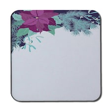 Purple & Blue Flowers (Coaster)
