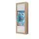 image 6 of Display Cabinet Bookcase Sideboard Storage Cabinet Cupboard Oak White High Gloss LED 170cm
