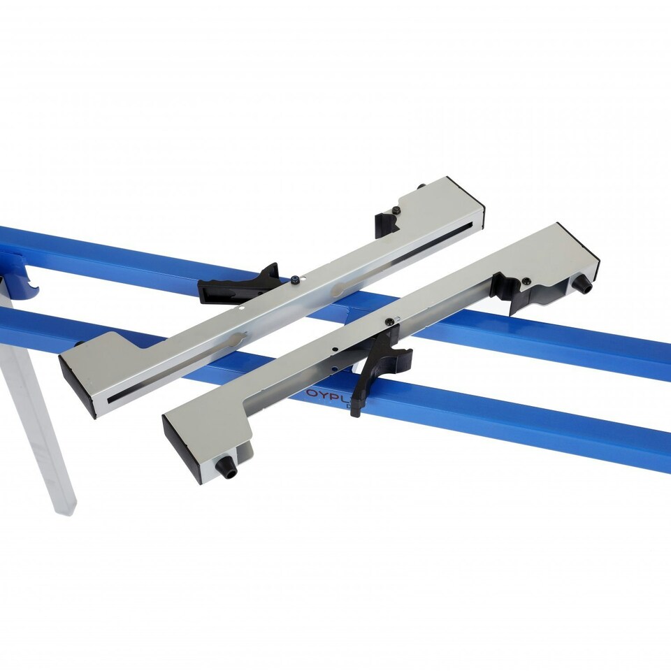 image 1 of Oypla Universal Mitre Saw Stand with Extending Support Arms & Rollers