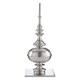 image 1 of Interiors By Premier Sleek Large Rough Nickel Obelisk, Striking Decorative Wooden Obelisk, High Quality Constructed Obelisk