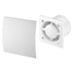 image 4 of 100mm Humidity Sensor Extractor Fan Graphite Structure Front Panel ESCUDO Wall Ceiling Ventilation
