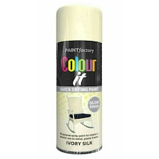 Primer Spray Paint Aerosol Auto Car Lacquer Wood Metal 400ml White | Ivory Silk