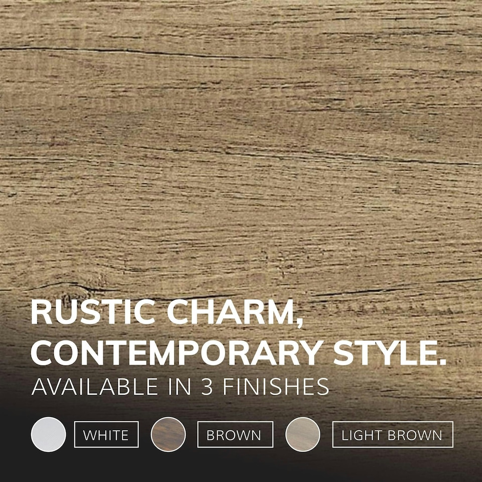 image 1 of Desk Computer PC Laptop Home Office Work desk, Study Writing Light Brown Rustic Style 80cm Brown