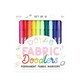 image 1 of Ooly Fabric Doodlers Permanent Fabric Markers Pack of 12