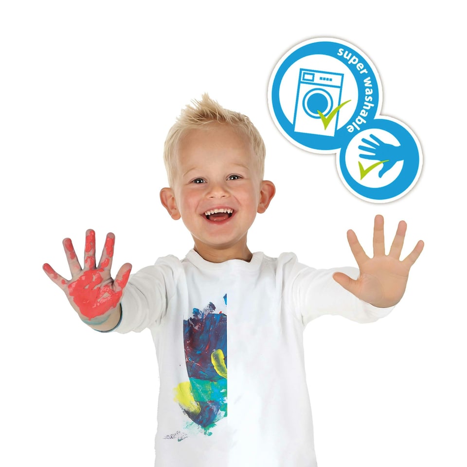 image 1 of SES Creative Fingerpaint Mega Set 6 Colours 110 mL
