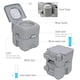 image 3 of Outsunny 20L Camping Toilet Portable Travel WC Caravan Picnic Fishing Restroom