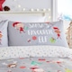 image 2 of Fusion Elf & Santa Duvet Cover Set Grey