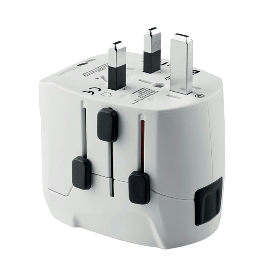 image 1 of MidOcean Pro Light USB Plug - White - 6cm x 7cm x 5cm