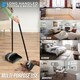 image 7 of Long Handled Dustpan and Brush Set Reduce Bending Tall Lobby Dustpan and Sweeping Brush