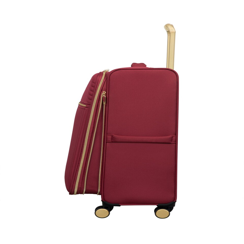 image 1 of IT Luggage Esplanade Rumba Red 3pc Suitcase Set Red