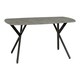 image 10 of Athens Dining Set with 4 Avery Velvet Chairs Grey | Medium Oak/Grey