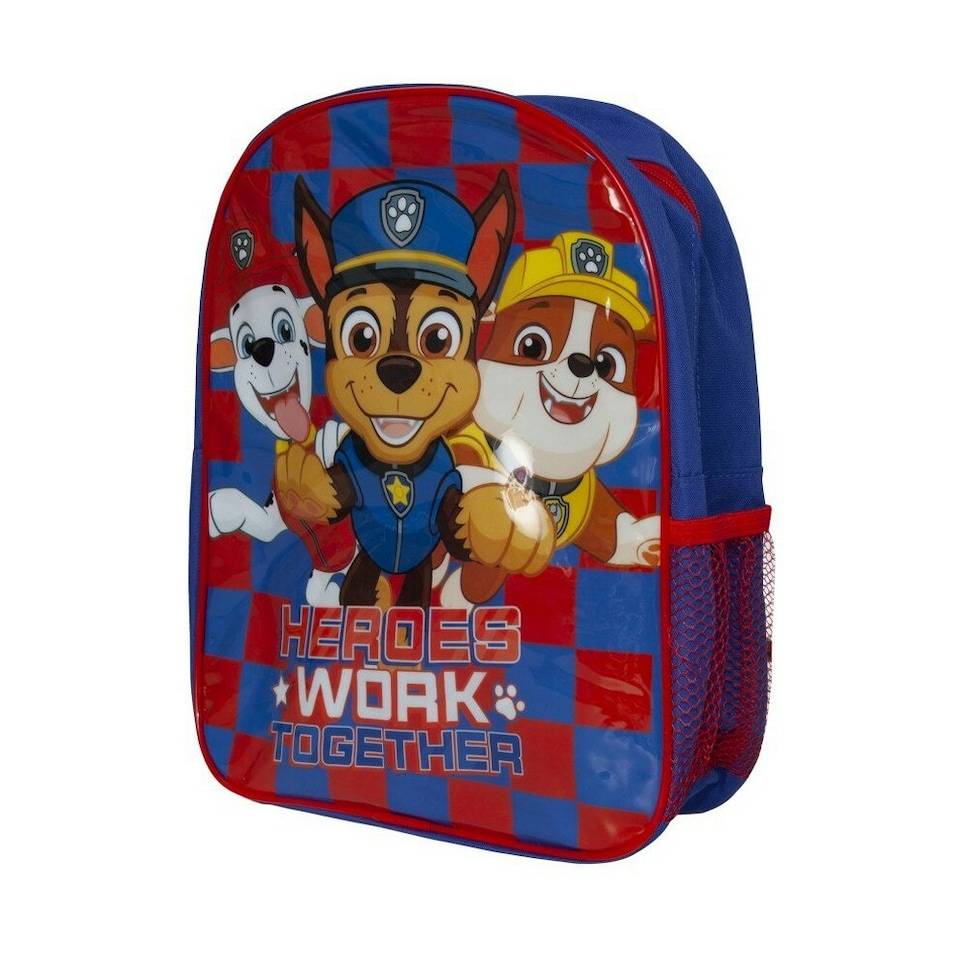 Paw Patrol Childrens/Kids Heroes Work Together Arch Backpack - Red/Navy - One Size