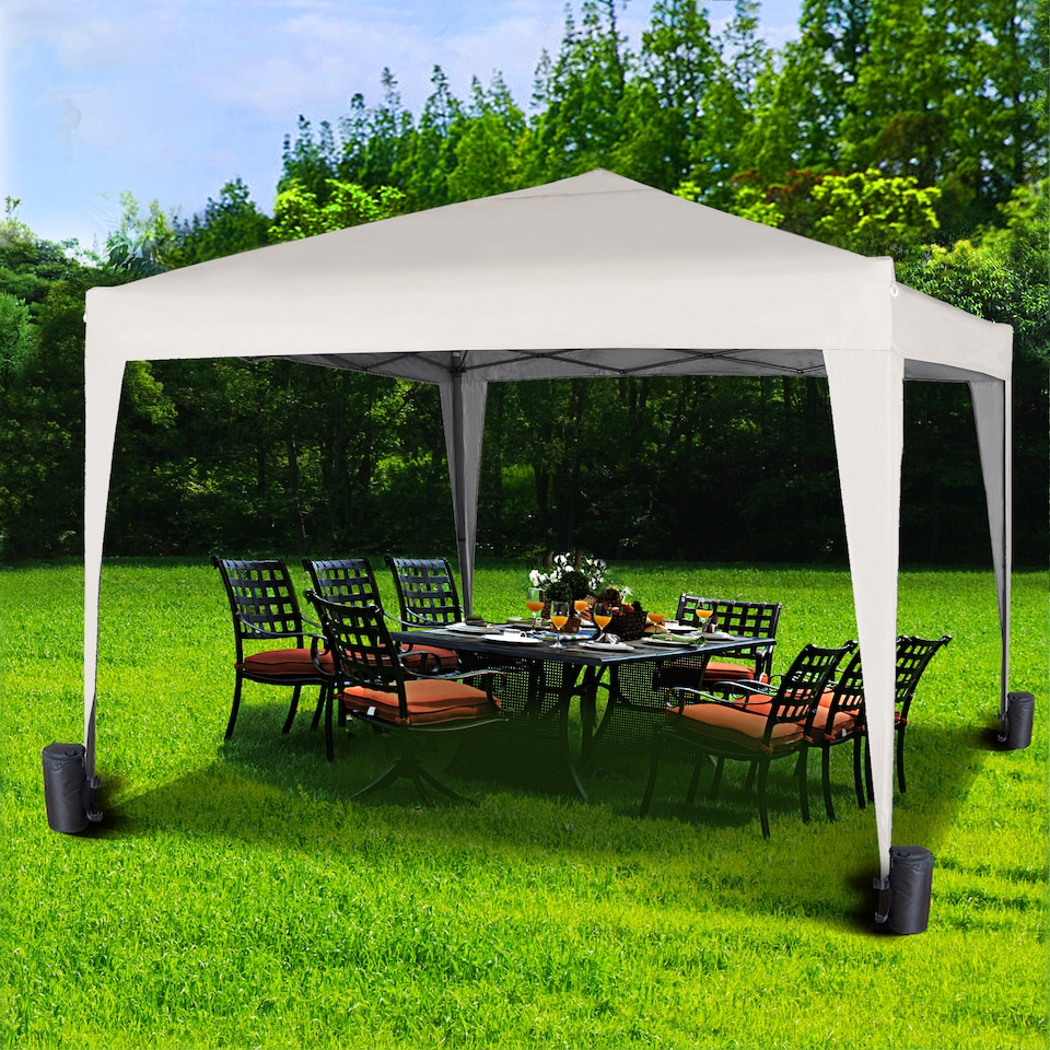 image 1 of MCC Direct Gazebo 3x3 Pop up White | White | White