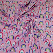 Pink Cotton Jersey Stretch Knit Fabric for Dressmaking, 147cm / 57" Wide - per metre