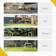 image 5 of HOMCOM Two Football Goal Nets, Football Equipment w/ Carry Bag, Yellow