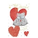 image 1 of Me To You Bear Best Girlfriend Valentine's Day Card