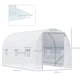 image 3 of Outsunny 4.5 x 2M Walk-in Polytunnel Greenhouse for Garden, Galvanised Steel