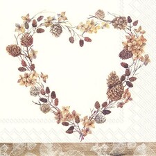 IHR Lunch Napkins Feel Cosy Cream 33cm 3ply 20 Pack
