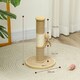 image 7 of PawHut Cat Scratching Post with Jute Sisal Rope Toy Ball, 47cm, Tall Brown