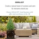 image 8 of Faux Lead Chelsea Box Square Dark Grey Light Stone Garden Planter W55 H55 L55 cm, 166 ltrs Cap.