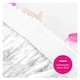 image 4 of 80cm Hawaiian Long White Hula Skirt & Lei | White | 3