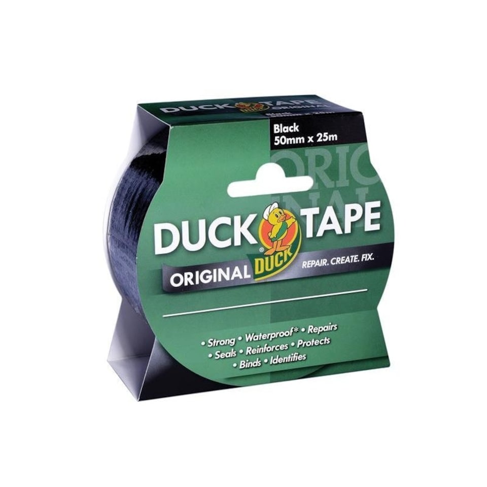 image 1 of Shurtape Duck Tape Original - Black - 50mm x 25m Black