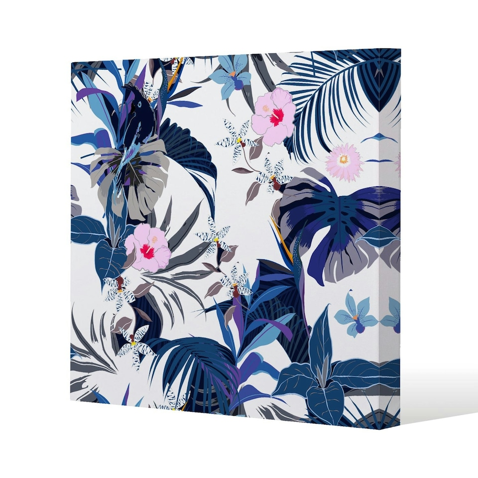 image 1 of Winter Tropical (Canvas Print) 61 x 61 x 4cm
